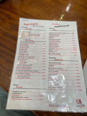 Menu photo 2 Karrika Taberna Donostia, SS