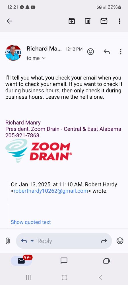 Slide of Zoom Drain