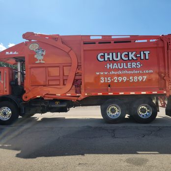 Chuck-It Haulers - The crush Machine - Junk Removal & Hauling Near Me - Syracuse, New York Chuck-It Haulers - The crush Machine - Junk Removal & Hauling Near Me - Syracuse, New York