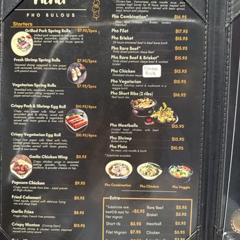Pho Bulous - Menu - Vietnamese Near Me - Huntington Beach, California Pho Bulous - Menu - Vietnamese Near Me - Huntington Beach, California