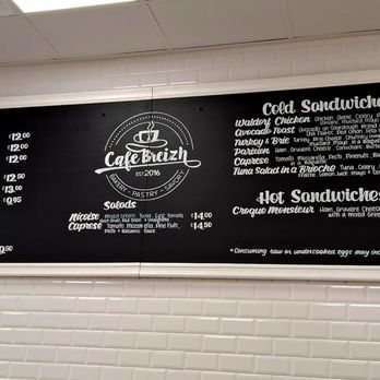 Cafe Breizh Henderson - Menu board, food - Bakeries Near Me - Las Vegas, Nevada Cafe Breizh Henderson - Menu board, food - Bakeries Near Me - Las Vegas, Nevada