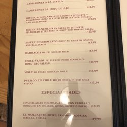 Las Marias Bar & Grill - Menu