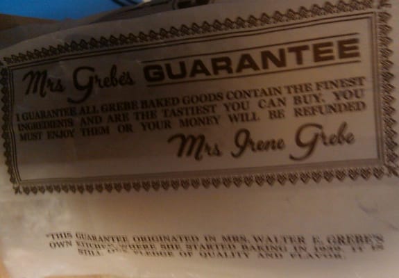 Menu photo 7 Grebe's Bakery Milwaukee, WI