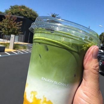 Luma Coffee Lounge - Mango matcha - Cafes Near Me - Redwood City, California Luma Coffee Lounge - Mango matcha - Cafes Near Me - Redwood City, California