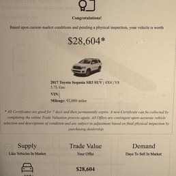 This is the printed out online offer. This is the printed out online offer.