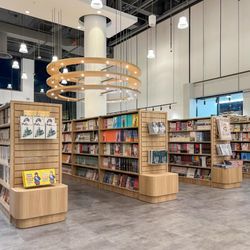 Interior of Kinokuniya Los Angeles in Little Tokyo