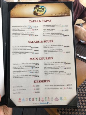 Menu photo 3 Tortuga Beach Cabo San Lucas, BCS