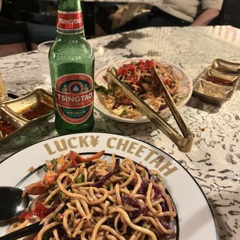Lucky Cheetah - Spicy lobster lomein. Nice and spicy. Lots of Szechuan pepper. - Dim Sum Near Me - Portland, Maine
