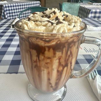 Madame Brioche Bistro - Mocha Iced Coffee - French Near Me - Conroe, Texas Madame Brioche Bistro - Mocha Iced Coffee - French Near Me - Conroe, Texas