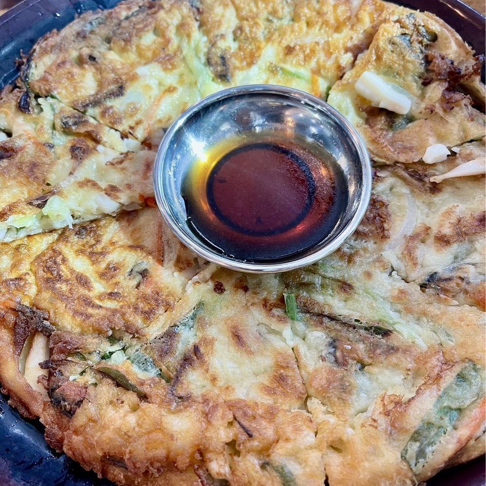 Jumping Spoon - Seafood pancake - Korean Near Me - Hercules, California Jumping Spoon - Seafood pancake - Korean Near Me - Hercules, California