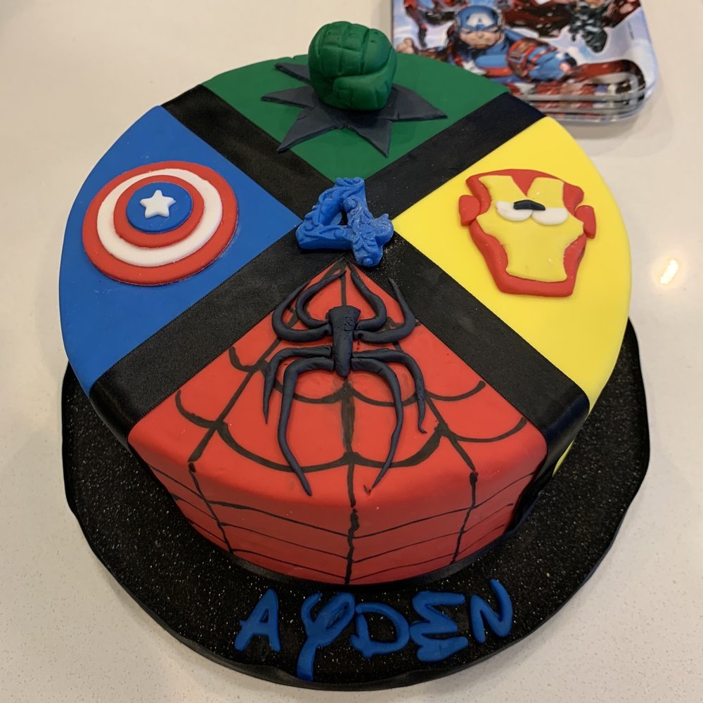 Alexandra Sweets & Co. - Avengers birthday cake! - Desserts Near Me