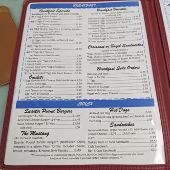 Mustang Cafe - Cafes Near Me - Albuquerque, New Mexico