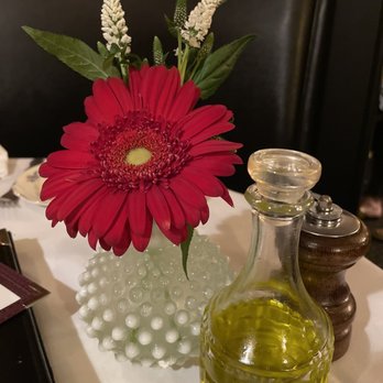 Cafe Capriccio - Fresh flowers on the table - Italian Near Me - Albany, New York