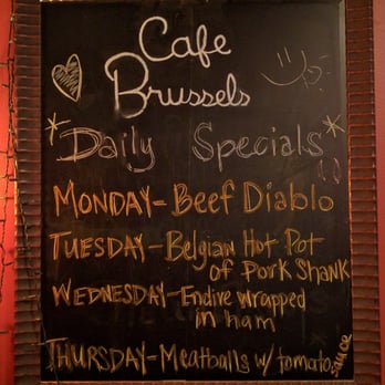 Cafe Brussels - Belgian Near Me - Houston, Texas