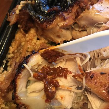 Tudor Cafe - Trying the harissa on the chicken tagine - Cafes Near Me - New York, New York