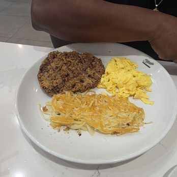Eggtastic Brunch Cafe - Chicken fried steak, eggs and hash browns - Breakfast & Brunch Near Me - Fort Worth, Texas