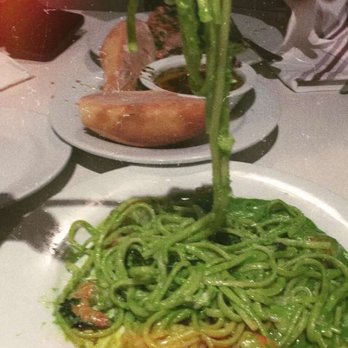 Agrodolce Osteria - Linguini Pesto ( flavorless and bland ) - Sicilian Near Me - Berkeley, California