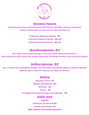 Menu photo 4 Van’s Damn Tasty Tacos Pflugerville , TX Menu photo 4 Van’s Damn Tasty Tacos Pflugerville , TX