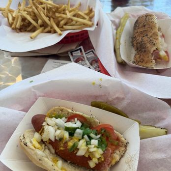 Wally's Weenie Wagon - Two Chicago dogs and fries - Hot Dogs Near Me - Sturgeon Bay, Wisconsin Wally's Weenie Wagon - Two Chicago dogs and fries - Hot Dogs Near Me - Sturgeon Bay, Wisconsin
