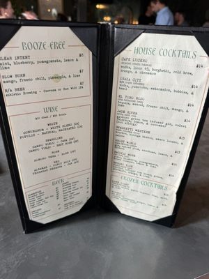 Menu photo 1 Second Story Bar Covington, KY