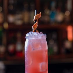 Papa Gede's Bar - A new crowd favourite- Get Shwifty - with vodka, fresh watermelon, lemon and Kakadu plum.