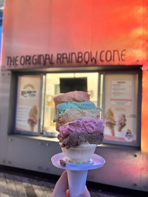 The Original Rainbow Cone by null