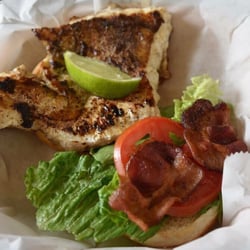 "The REAL Deal" wild caught grouper BLT. What's not to love?