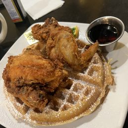 Chicken and waffles