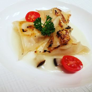 Jing - Pan Fried Lobster Dumplings in Coconut Sauce - Sushi Bars Near Me - Aspen, Colorado