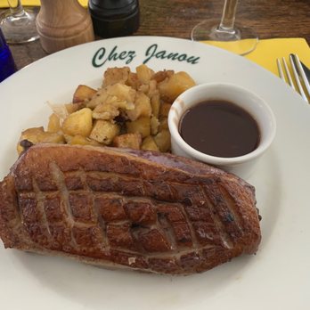 Chez Janou - Duck breast with potatoes - Bistros Near Me - Paris, 75