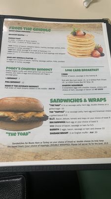 Menu photo 2 Pogey's Family Restaurant Okeechobee, FL Menu photo 2 Pogey's Family Restaurant Okeechobee, FL