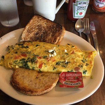 Jines Restaurant - Spinach tomato feta omelette - Greek Near Me - Rochester, New York