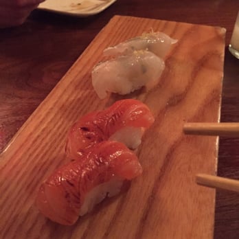 Uchi Austin - Sake and madai sushi. - Sushi Bars Near Me - Austin, Texas