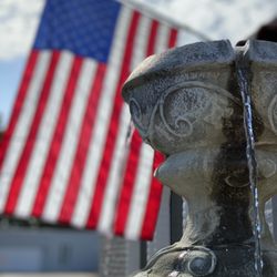 Fountain Rescue - Recent repair on small residential precast fountain
