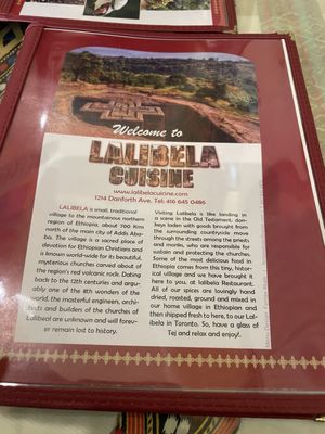 Menu photo 1 Lalibela Cuisine Toronto, ON Menu photo 1 Lalibela Cuisine Toronto, ON