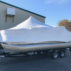 O Byrnes Ferry Road Storage - Shrink wrap on 24" pontoon