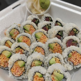 Momo Sushi - Lunch Special ($12 for 3 rolls, with complimentary miso soup AND house salad) - Japanese Near Me - Ann Arbor, Michigan