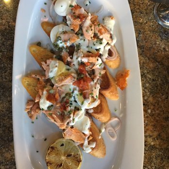 Plank Provisions - Scottish salmon crostini is one of my favorite happy hour treats - Seafood Near Me - Omaha, Nebraska