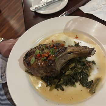 Muriel's Jackson Square - Double Cut Pork Chop - Cajun/Creole Near Me - New Orleans, Louisiana Muriel's Jackson Square - Double Cut Pork Chop - Cajun/Creole Near Me - New Orleans, Louisiana