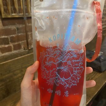 Kopitiam - Lychee Bandung (Iced) - Malaysian Near Me - New York, New York