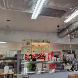 Menu and front counter