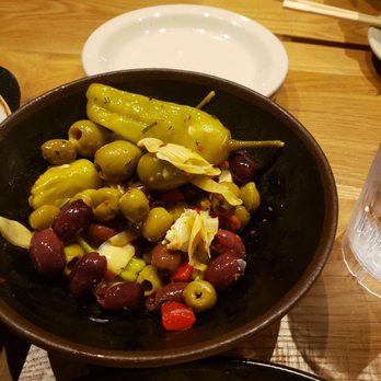 Strang Hall - Marinated Olives and Peppers - Food Court Near Me - Overland Park, Kansas Strang Hall - Marinated Olives and Peppers - Food Court Near Me - Overland Park, Kansas