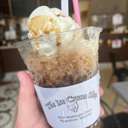 The Ice Cream Shop - Lollipop (snocone with ice cream)