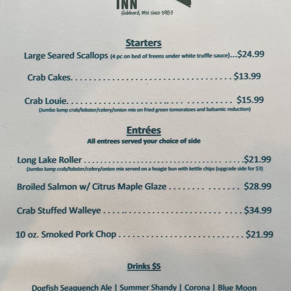 Hilltop Inn - the menu of the restaurant - New American Near Me - Park Rapids, Minnesota Hilltop Inn - the menu of the restaurant - New American Near Me - Park Rapids, Minnesota
