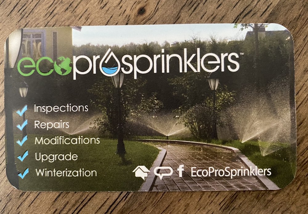ECOPRO SPRINKLERS Updated August 2024 Austin, Texas Irrigation
