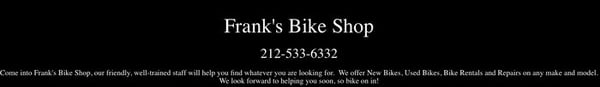 Frank's Bike Shop