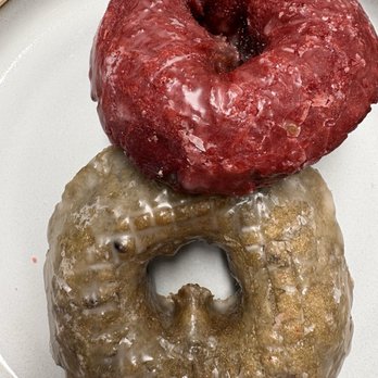 Amazin' Glaze Donuts & Bakery - Red Velvet and Blueberry - Donuts Near Me - Cordova, Tennessee