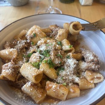 Pastamia - Rigatoni Genovese - Italian Near Me - South Miami, Florida