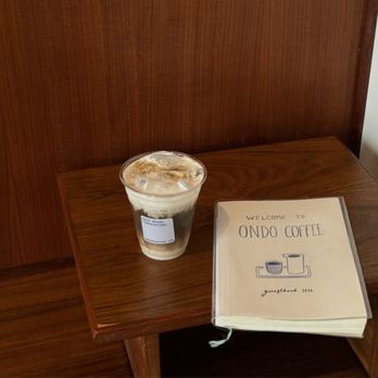 Ondo Coffee - cute lil guest book - Coffee & Tea Near Me - Artesia, California