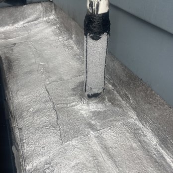 G & G Home Improvements - new flat roof coating and pipe flashing in one area of roof - Roofing Near Me - Washington, DC, District of Columbia G & G Home Improvements - new flat roof coating and pipe flashing in one area of roof - Roofing Near Me - Washington, DC, District of Columbia